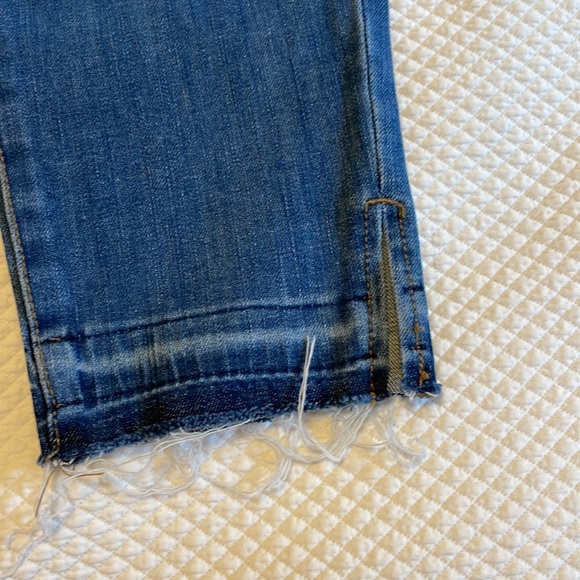 Banana Republic skinny ankle jeans with distressed hem. Size 29. 27” inseam. - Picture 3 of 6